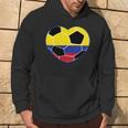 Colombia Soccer Ball Heart Jersey Colombian Football Hoodie Lifestyle