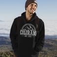 Colorado Rocky Mountains Est 1876 Hiking Outdoor Hoodie Lifestyle