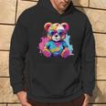 Colorful Teddy Bear Hoodie Lifestyle