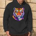 Colorful Tiger Face Neture Wild Animal Pet Lovers Men's Hoodie Lifestyle