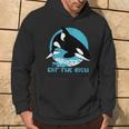 Comer La Rica Ballena Orca Meme Sudadera Estilo de vida