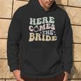 Here Comes The Bride Bachelorette Party Bride Trendy Wedding Hoodie Lifestyle