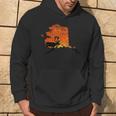 Cool DistressedVintage Caribou Sunrise Alaska Hoodie Lifestyle