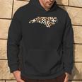 Cool Home North Carolina State Leopard Cheetah Print Hoodie Lifestyle