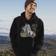 Cool Sequoia National Park Hiking Watercolor Graphic Hoodie Lifestyle