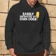 Corndogs Easily Distracted By Corndogs Cute Kawaii Corndog Hoodie Lifestyle