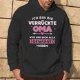 Crazy Oma Alle Gewart Habe Saying Hoodie Lebensstil