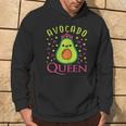 Cute Avocado Queen Vegan Heart Hoodie Lebensstil