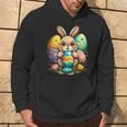 Cute Bunny Rabbit Happy Easter Egg Hoodie Lifestyle