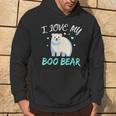 Cute Polar Bear I Love My Boo Bear Hoodie Lifestyle