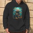 Cute Sea Otter Animal Nature Lovers Graphic Hoodie Lifestyle