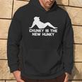 Dad Bod Chunky Is The New Hunky Dadbod Silhouette Beer Gut Hoodie Lifestyle