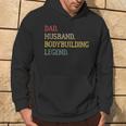 Dad Husband Bodybuilding Legend Vintage Bodybuilding Dad Hoodie Lifestyle