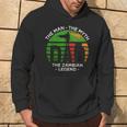 Dad The Man The Myth The Zambian Legend Zambia Vintage Flag Hoodie Lifestyle