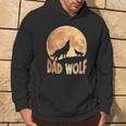 Dad Wolf Happy Father's Day Matching Wolf Lover Hoodie Lifestyle