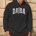 Dada Lightning Bolt Checkered Father's Day Dad Grandpa Hoodie Lifestyle