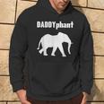 Daddyphantater Elefant Papaatertag Lustig Papa Wortspiel Kapuzenpullover Lebensstil