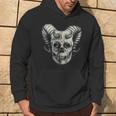 Dämonenschädel Demon Skull Totenkopf Teufel Hoodie Lebensstil