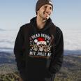 Dead Inside But Jolly Af Christmas Skull Hoodie Lifestyle