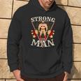 Deadlift Vintage Circus Strongman Costume Hoodie Lifestyle