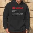 Definition Ukulele Hawaiian Guitar Musician Uke Acoustic Hoodie Lifestyle