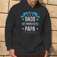 Die Bestenäter Werden Zum Papa Papaatertag Befördert Kapuzenjacke Kapuzenpullover Lebensstil