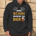 Dieser Schiri Braucht Bier Kapuzenpullover Lebensstil