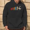 Divertida Evolución Retro Del Fútbol Soccer Evolution Football Sudadera Estilo de vida