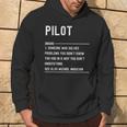 Divertido Título De Trabajo De Pilot Definition Sudadera Estilo de vida