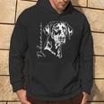 Dobermann Portrait Dog Portrait Dobie Dog Kapuzenpullover Lebensstil