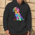 Dog Lover For Women's Beagle Colorful Beagle Hoodie Lifestyle