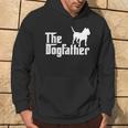 The Dogfather Pit Bull Hoodie Lifestyle