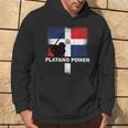 Dominican Republic Baseball Team Support Distress Hoodie Lifestyle