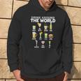 Drink Around The World Travel Tourist Road Trip Alcoholic Hoodie Lifestyle