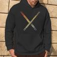 Drum Sticks Vintage Look Drums Music School Hoodie Lifestyle