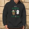 Easily Distracted By Sloths And Dogs Cute Dog Sloth Hoodie Lifestyle