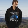 Easily Distracted By Trucks Semi Trailer Trucks Driver Hoodie Lifestyle