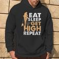 Eat Sleep Get High Repeat Arborist Hoodie Lifestyle