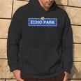 Echo Park Los Angeles City Street Sunset Alvarado Lake 323 Hoodie Lifestyle