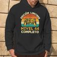 Edición Limitada Nivel 44 Completo Gamer Cumpleaños 44 Años Sudadera Estilo de vida