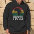 Educated Black King History Month African Pride Teacher Hoodie Lifestyle