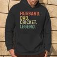 Ehemann Papa Cricket Legend Lustiges Retro Geschenk Für Papa Kapuzenpullover Lebensstil