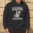 Ein Guter Tag Startet Kaffee Und Zebrafinch Hoodie Lebensstil