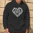 Elder Emo Club Vintage Barbed Heart Punk Emo Hoodie Lifestyle