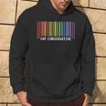 Election Gay Republican Conservative Barcode Hoodie Lifestyle