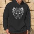 Emo Y2k Grunge Aesthetic Alt Goth Skull Cross Gothic Hoodie Lifestyle