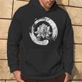 Enso Zen Circle Of Enlightenment Lotus Vintage Hoodie Lifestyle