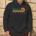 Evergreen Vintage Stripes Hooker Oklahoma Hoodie Lifestyle