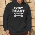Every Beast Needs A Beauty Matching Couple Weightlifting Hoodie Lifestyle