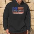 F-105 Thunderchief Airplane Vintage Flag Hoodie Lifestyle